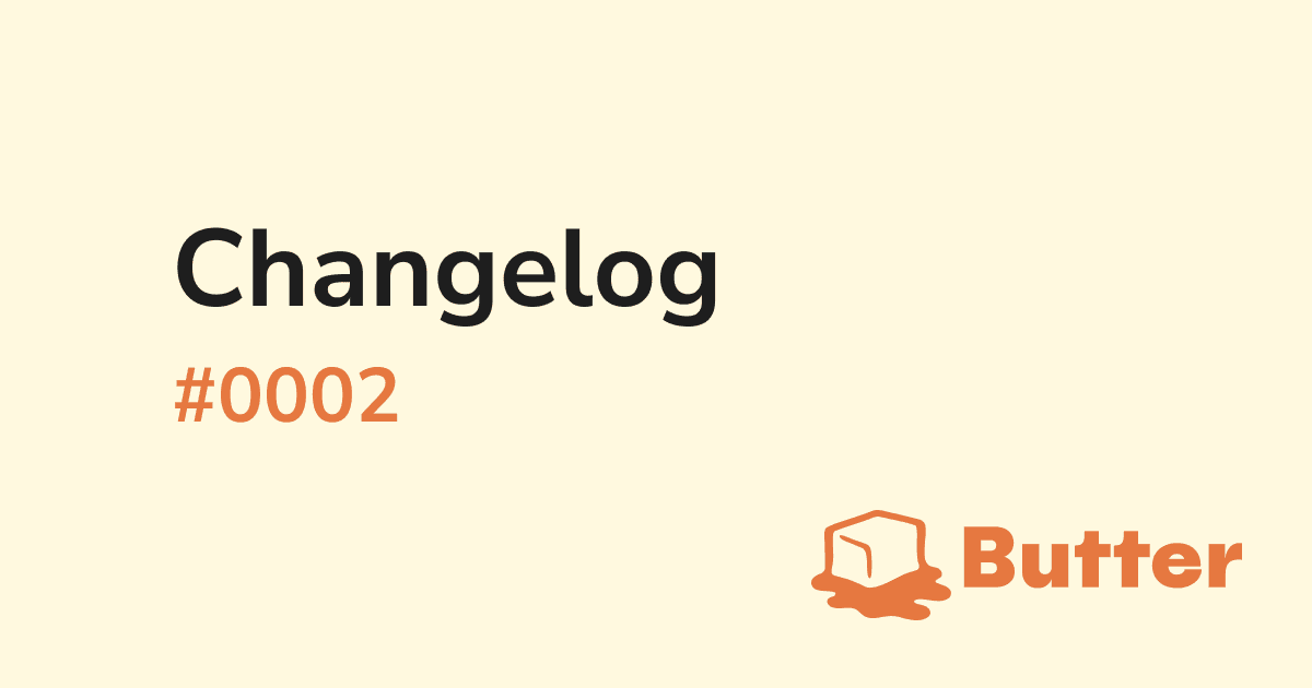 Changelog #0002